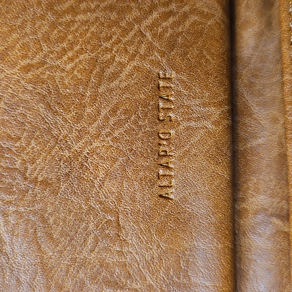 Vegan Leather Braided Brown Wristlet/Wallet Altar'd State - Picture 5 of 10